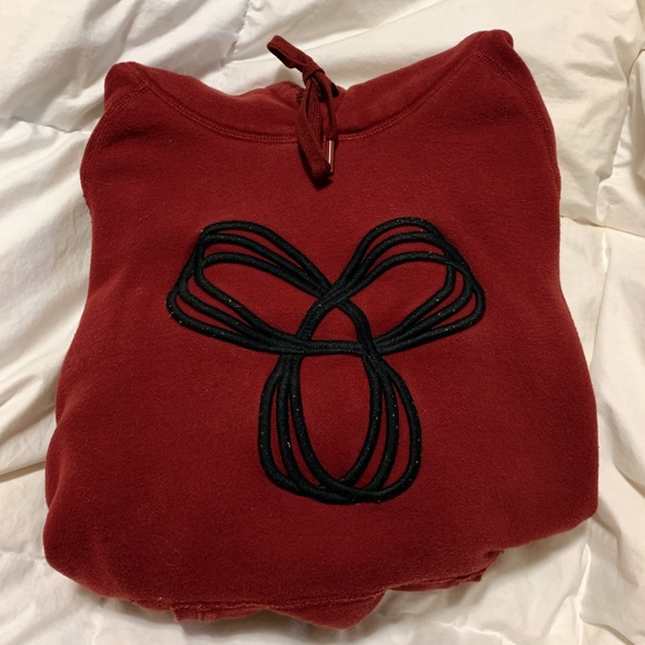 Burgundy/black tna hoodie - Picture 2 of 2
